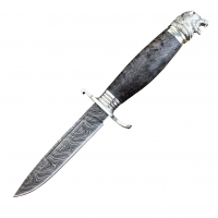 Финка из дамасской стали