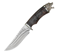 Нож Клыч из дамасской стали купить на сайте koval-knife.shop
