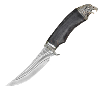 Нож Ворон из дамасской стали купить на сайте koval-knife.shop